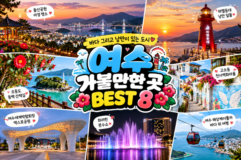Top 8 Must-Visit Places in Yeosu: Perfect for a Walking Tour