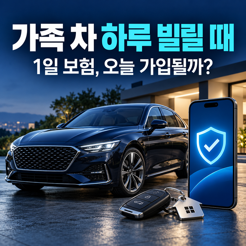 “가족 차 하루 빌리는데 차주 인증까지?” 1일 자동차보험 가입 전 주의할 점