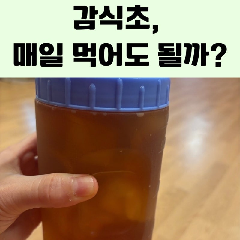 감식초 효능, 혈당 관리부터 먹는법과 만드는 방법까지