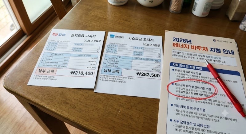 가스비 고지서 보고 기절할 뻔! 2026년 에너지 바우처 신청 자격 및 잔액 조회, 겨울 오기 전 ....