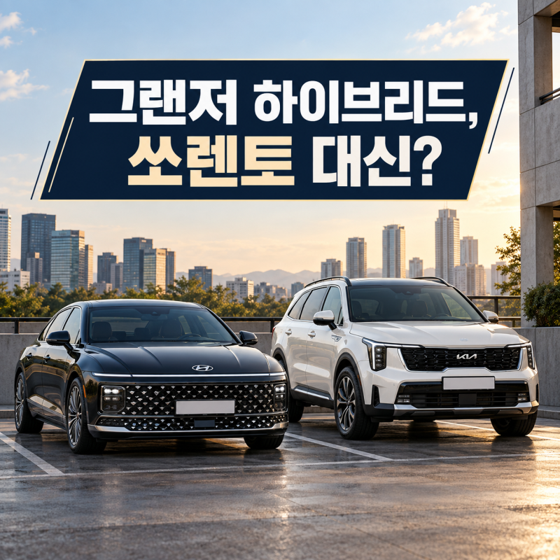 그랜저 하이브리드 920km 주행거리, 쏘렌토 대신 고를 만할까?