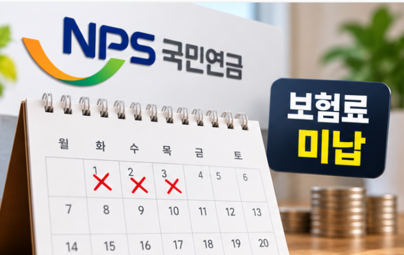 국민연금 얼마 동안 안 내면 통장정지 될까?