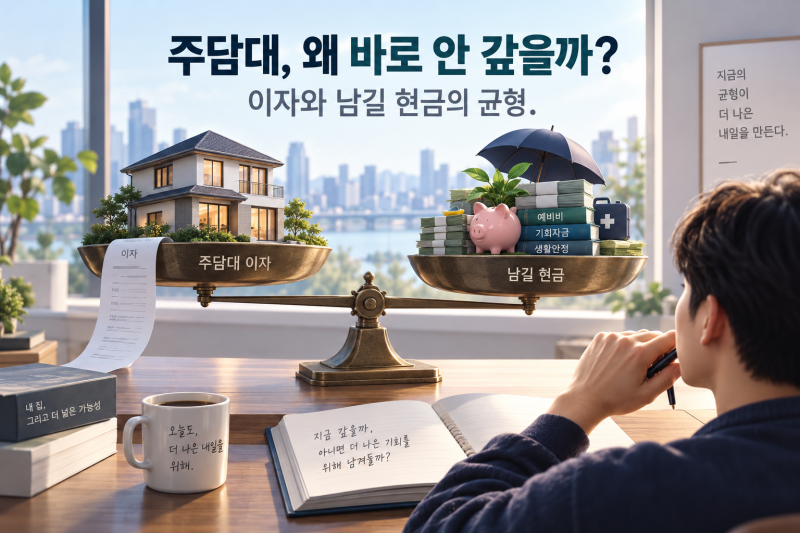 “매달 대출금 몇백만원… 왜 안 갚을까?” 주택담보대출 20년 총상환액 계산해보니