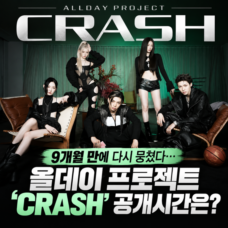 9개월 만에 다시 뭉쳤다… 올데이 프로젝트 ‘CRASH’ 공개시간은? (타이틀곡·멤버)