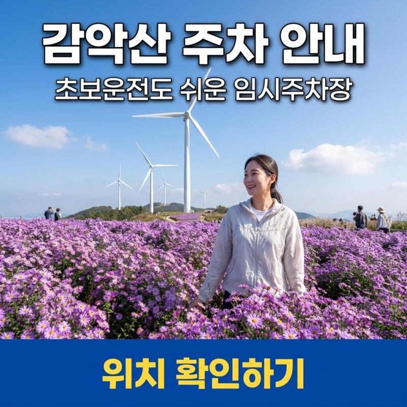[필독] 초보운전도 쉬운 거창 감악산 임시주차장 위치 총정리