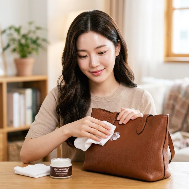 가죽 가방·신발에 곰팡이 생겼을 때 없애는 법이랑 예방법 (하얀 곰팡이 제거)