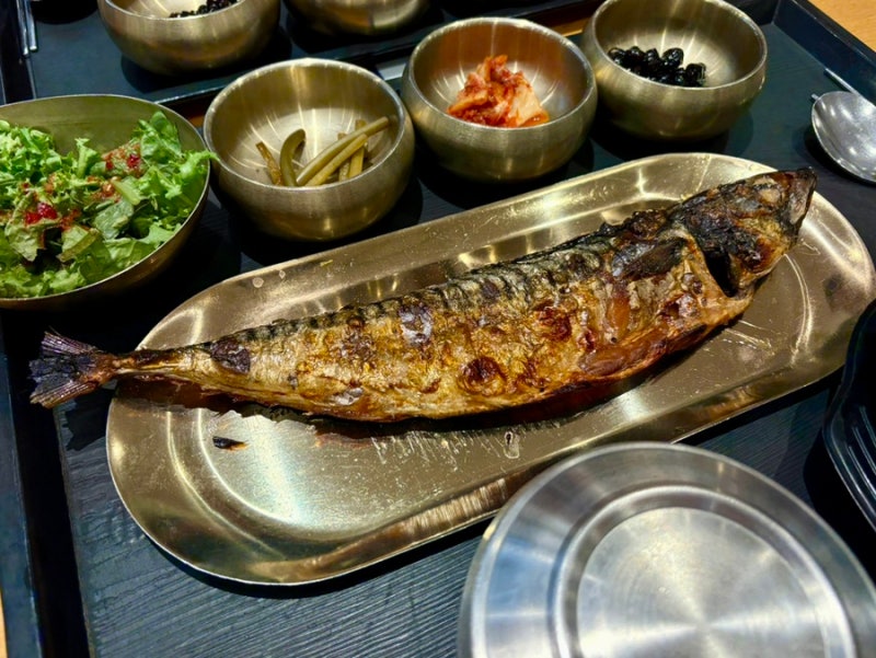 [부산 센텀 맛집] 신세계 센텀시티 푸드코트 생선구이 정식 추천 '고등어찬' 솔직 후기