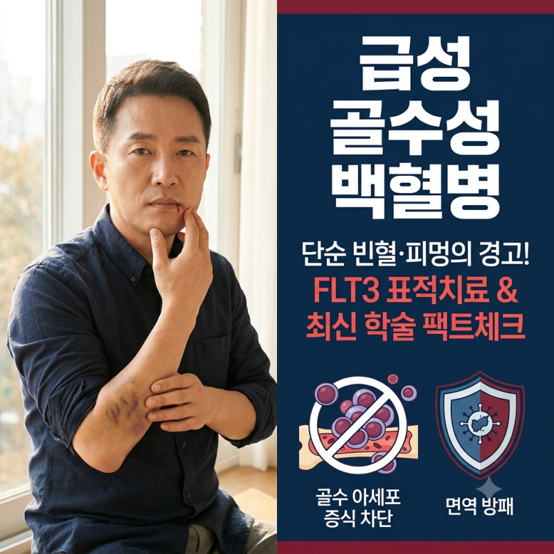 급성 골수성 백혈병 증상과 의학계를 뒤흔든 최신 학술 치료