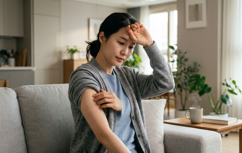 독감 예방접종 후 팔이 아프고 미열이 난다면? 흔한 반응과 바로 진료할 신호 구분법