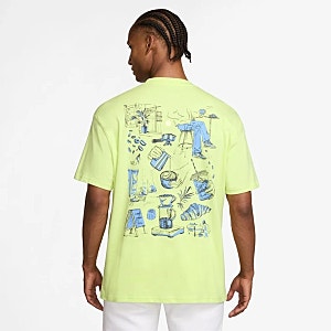NIKE 나이키 NSW 카페 스우시 루즈핏 남성 반팔 티셔츠 자수 로고 II3692