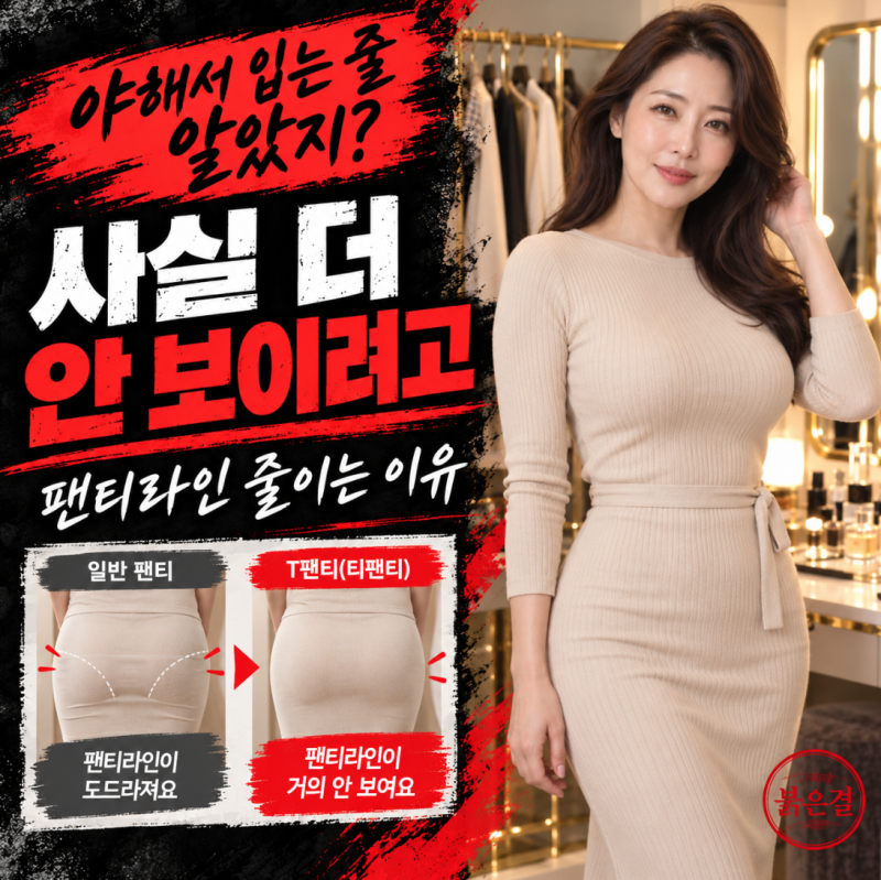 티팬티는 왜 입을까? 야해서만은 아닌 팬티라인·레깅스·착용감의 진짜 이유