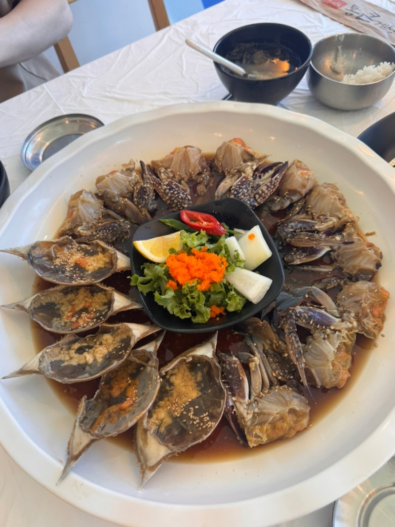 영종도 게장 맛집 통큰게장, 아이랑 함께 가족모임하기 좋았던 오션뷰 식당