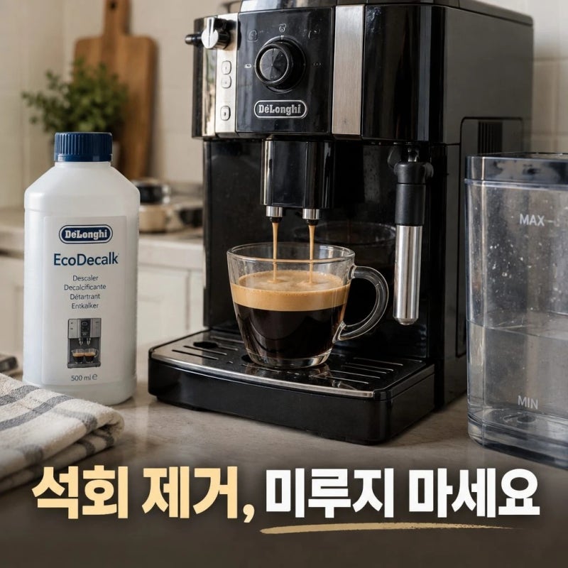 커피머신 석회 제거 안 하면 생기는 일, 관리 주기 정리