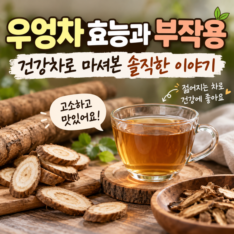 우엉차 효능과 부작용, 구수한 우엉차 마시고 젊어지자!