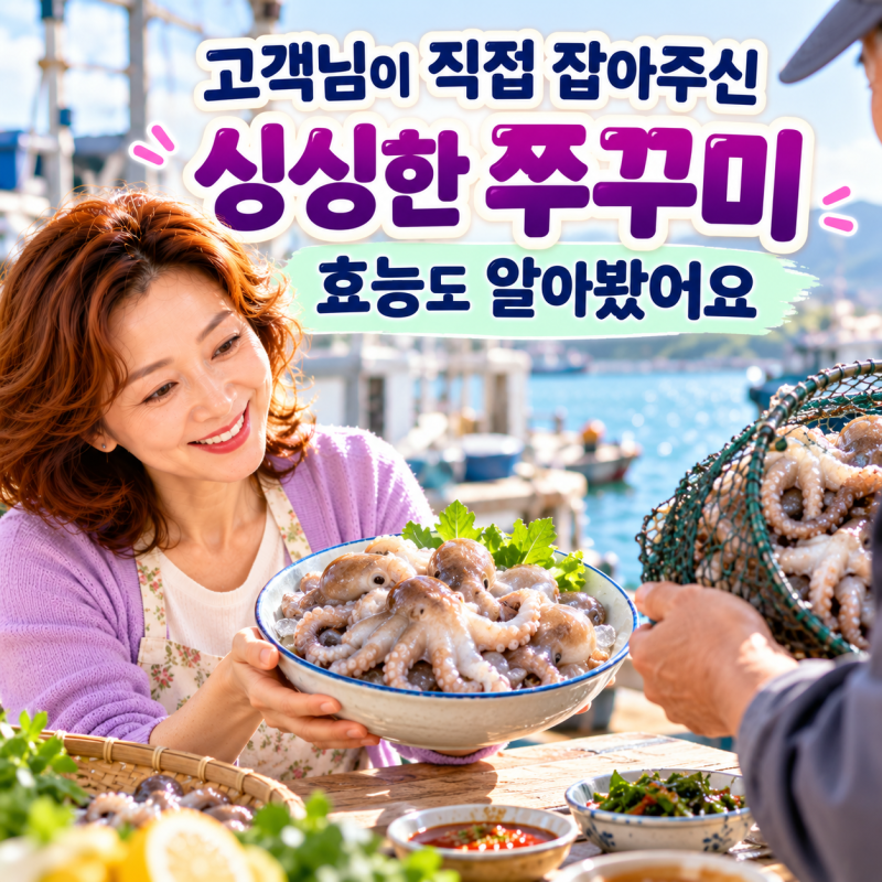 제철 쭈꾸미 효능과 맛있게 먹는 법