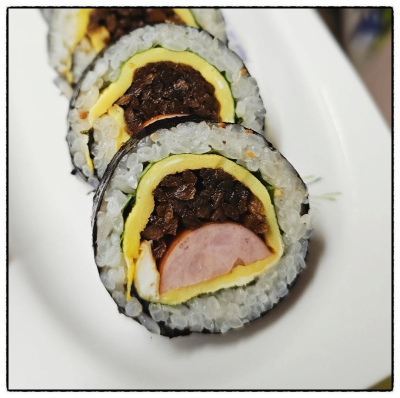 김밥 만들기 재료 우엉조림 우엉듬뿍김밥 간단반찬 추천 맞다음