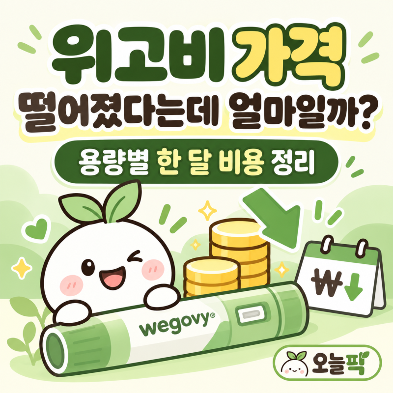 위고비 가격 떨어졌다는데 얼마일까? 용량별 한 달 비용 정리