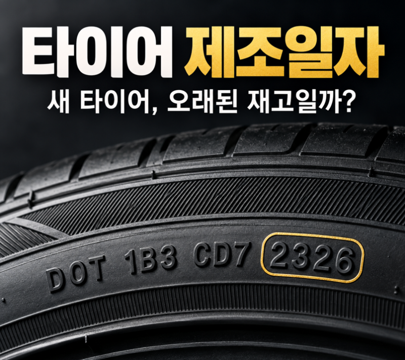 새 타이어 샀는데 제조일자가 작년? 타이어 숫자 읽는 법과 적정 보관 기간