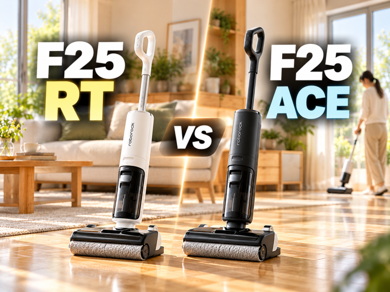 로보락 F25RT ACE 비교｜가격 차이만큼 기능 차이 있을까?