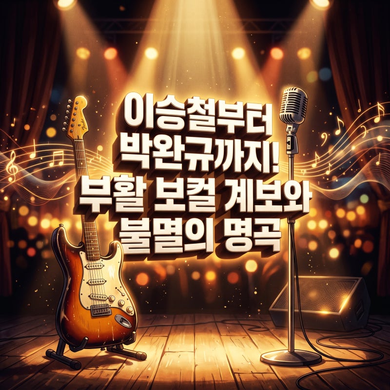 부활 보컬 계보 1대에서 11대 거쳐간 전설적 가수들의 대표곡