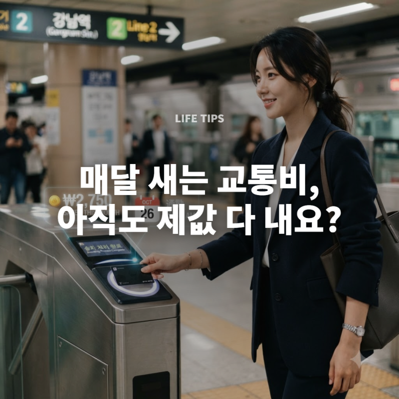 정기권 신청·예약 절차 총정리, 지하철 vs KTX 교통비 40% 절약 체크리스트
