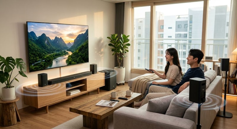 삼성 TV x JBL BAR MK2: 완벽한 사운드 파트너, 당신의 홈시네마를 완성하다!