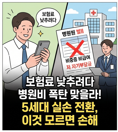 실손보험 5세대 전환, 갈아타도 될까요?