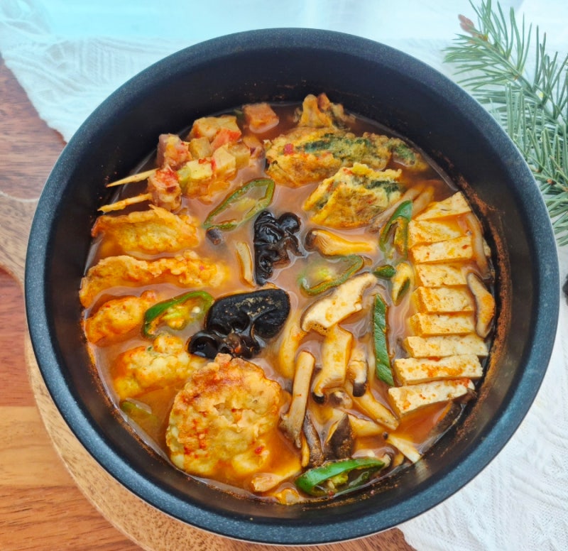 10분 완성 전찌개 레시피 명절 남은 전 요리
