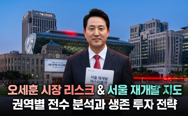 오세훈 시장 2심·3심 재판 일정과 서울 재개발 지도: 권역별 전수 분석과 생존 투자 전략