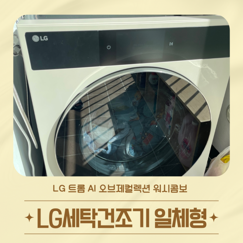 [LG올인원 세탁건조기] 장점 단점 구입 후기