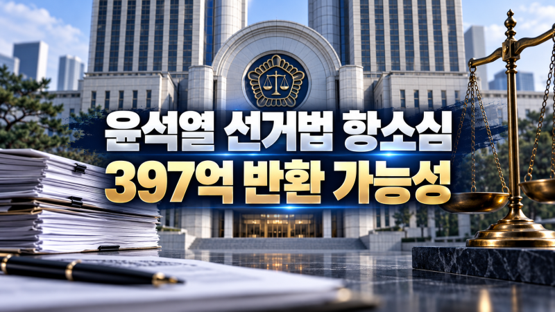 윤석열 전 대통령 선거법 위반 항소심…확정 판결 따라 국민의힘 ‘397억 반환’ 가능성