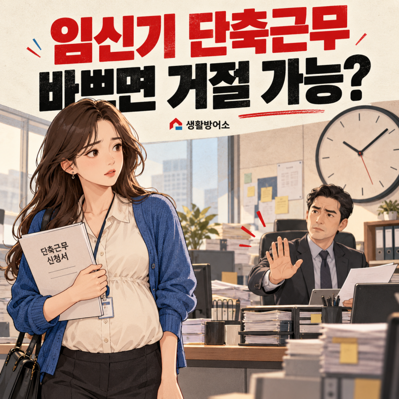 임신기 단축근무, 회사가 “업무 때문에 안 된다”며 거절할 수 있을까?
