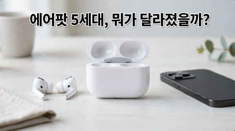 에어팟 5세대 가격 스펙 정리를 한눈에!!