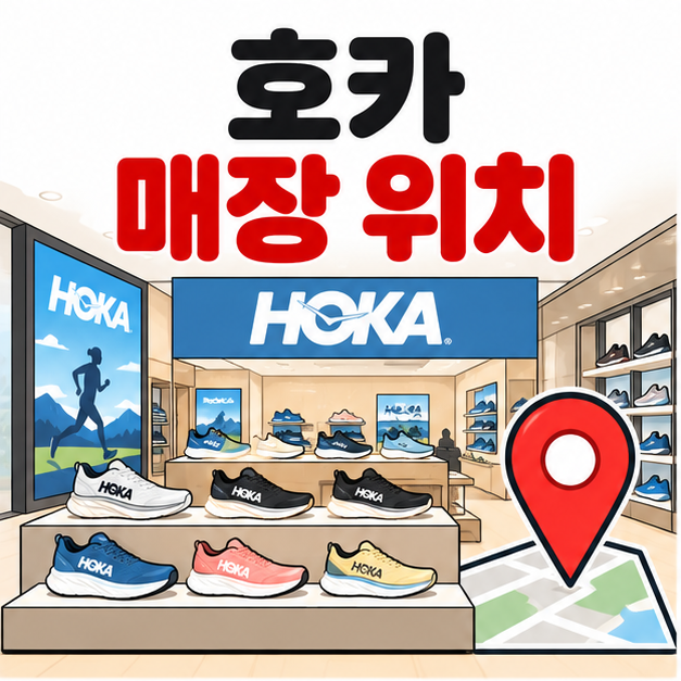 호카 매장 위치 총정리, 직접 신어보려고 찾아본 국내 매장