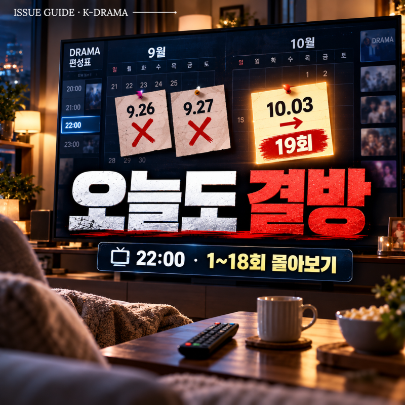 ‘사랑이 온다’ 오늘도 결방｜26·27일 이틀 연속 쉰다, 19회 방송일은 언제?