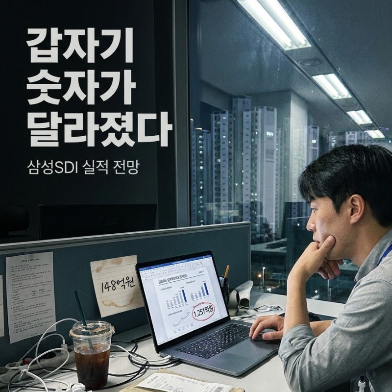 삼성SDI 실적 전망 148억원 보던 시장이 1251억원을 보기 시작했다