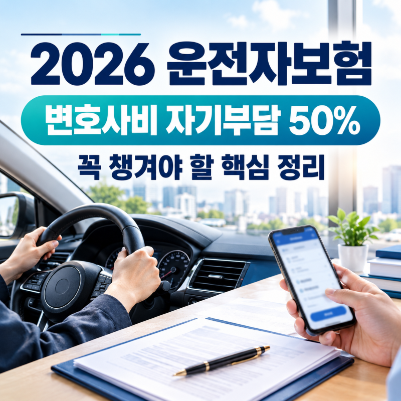 운전자보험 2026 가격 비교·다이렉트 조회 핵심 정리
