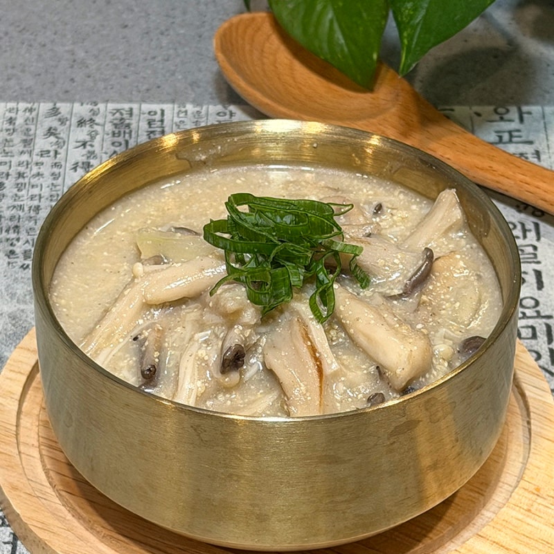 버섯들깨탕 끓이는법, 쌀뜨물로 10분 완성! 구수하고 진한 버섯들깨국 황금레시피