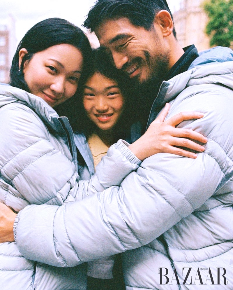 46세 장윤주 런던살이 시작 훌쩍 큰 딸 리사와 패밀리룩 패션