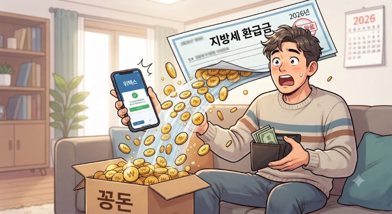 지방세 환급금 조회 2026, 위택스 신청부터 입금·소멸시효까지