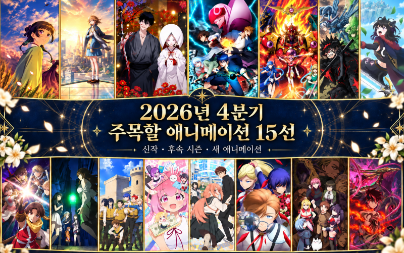 [애니] 2026년 4분기 신작 애니 추천 15선｜약사의 혼잣말부터 마법기사레이어스 신작 · 후속....