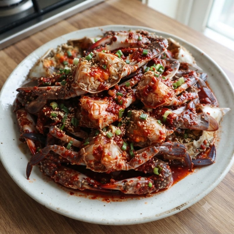더꽃게 양념게장 만드는법, 급냉꽃게 2kg 양념게장소스로 간편하게