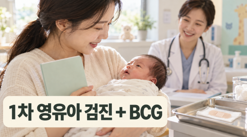 1차 영유아 건강검진 언제 받을까? BCG 접종과 문진표까지 한 번에 준비하기