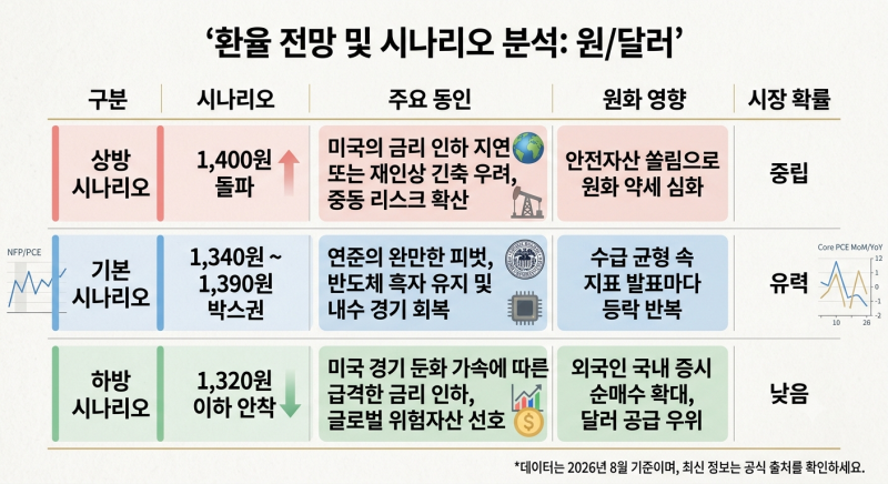 원달러 환율 전망 2026년, 하반기 방향 읽는 법