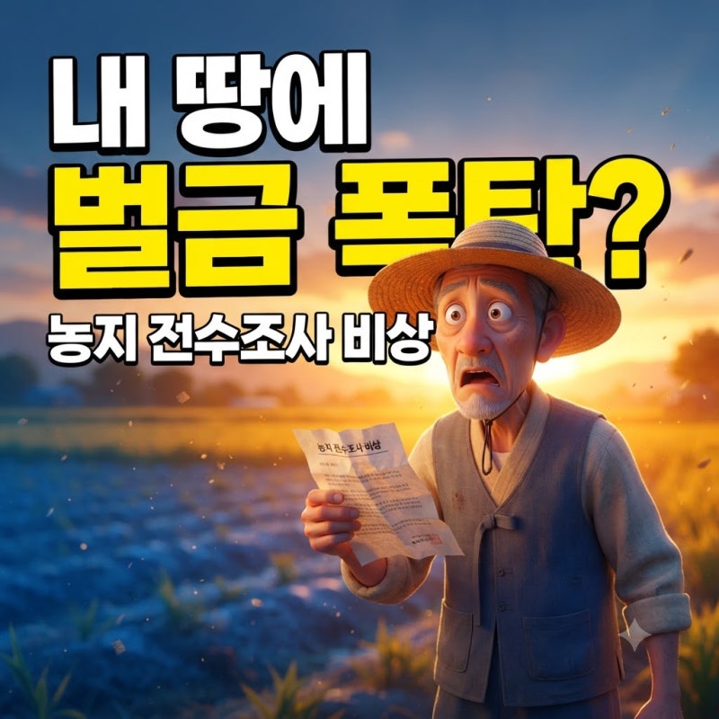 농지 전수조사 대응 방법 과태료 중단 여부