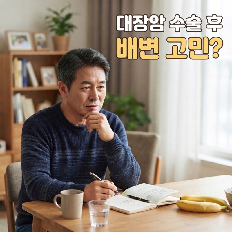 대장암 수술 후 배변 변화,설사와 변비 관리