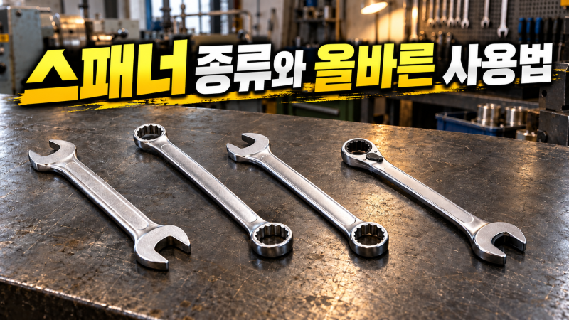 [공구] 스패너 종류와 올바른 사용법