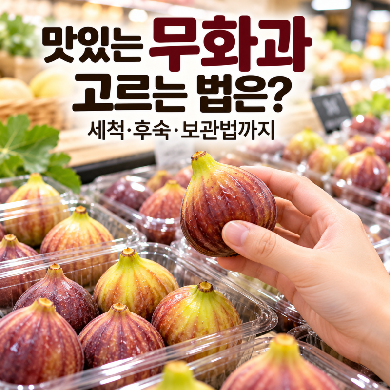 맛있는 무화과 고르는 법은? 세척·후숙·보관법까지
