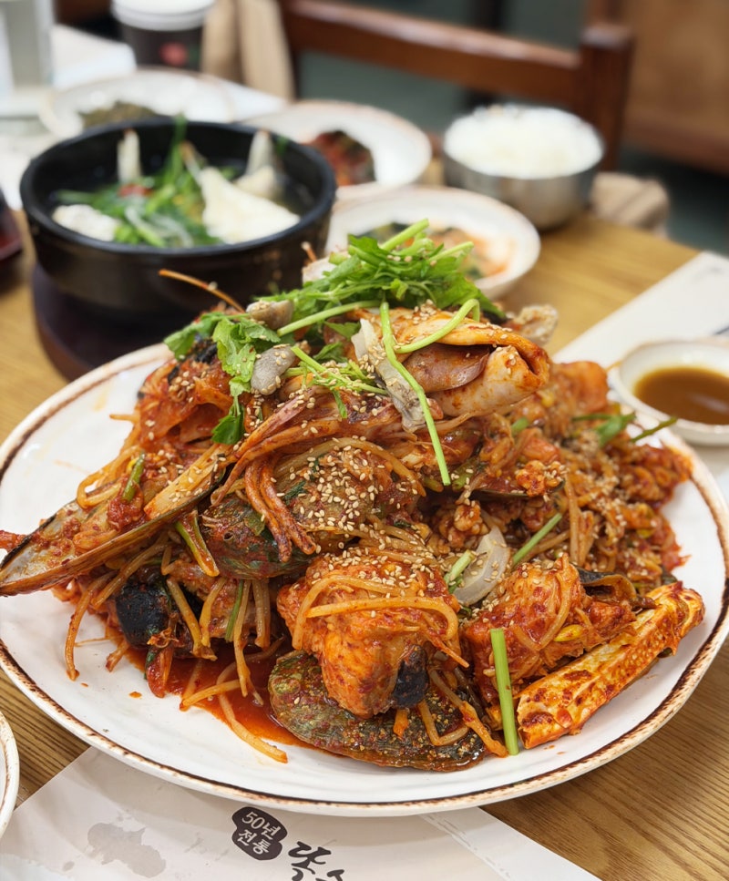 블루리본 받은 서울 잠실 올림픽공원 맛집 똑순이아구찜 점심 후기