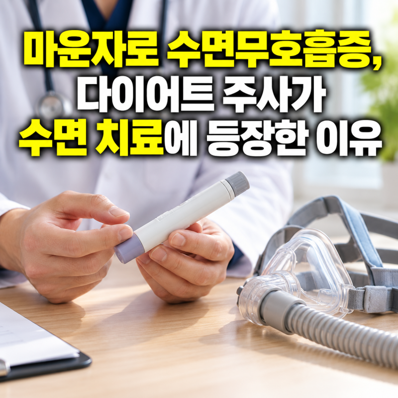마운자로 수면무호흡증, 다이어트 주사가 수면 치료에 등장한 이유
